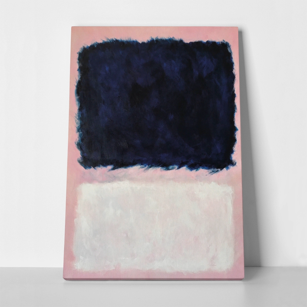 Πινακας σε καμβά ROTHKO - PINK BLACK WHITE