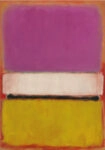 Πινακας σε καμβά ROTHKO - PURPLE WHITE YELLOW