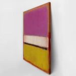 Πινακας σε καμβά ROTHKO - PURPLE WHITE YELLOW