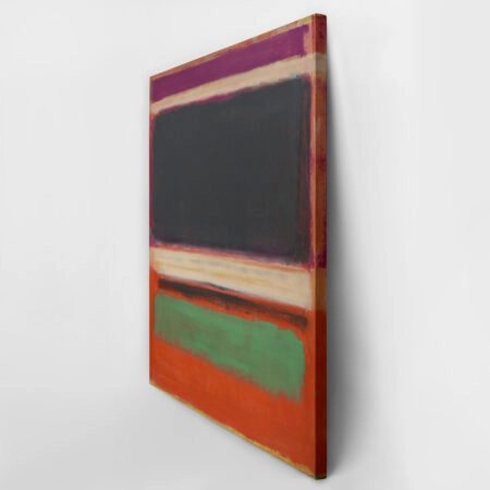 Πινακας σε καμβά ROTHKO - RED BLACK GREEN WHITE - Rothko Mark Sticky 3