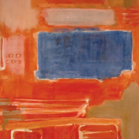 Πινακας σε καμβά ROTHKO - RED BLUE BROWN - Rothko Mark Sticky 6