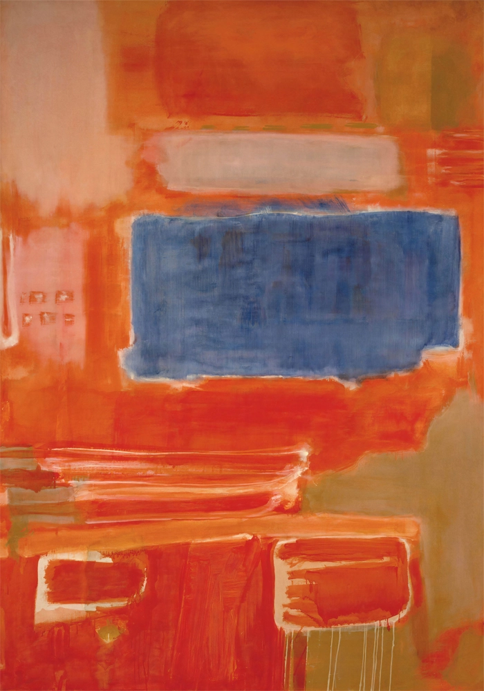 Πινακας σε καμβά ROTHKO - RED BLUE BROWN