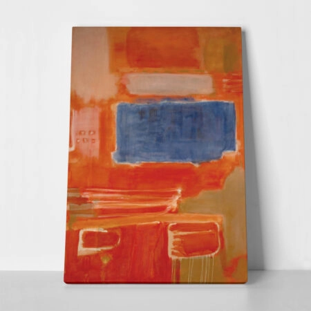 Πινακας σε καμβά ROTHKO - RED BLUE BROWN - Rothko Mark Sticky 1