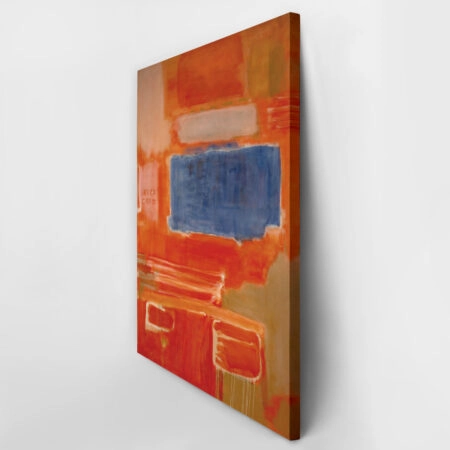 Πινακας σε καμβά ROTHKO - RED BLUE BROWN - Rothko Mark Sticky 3