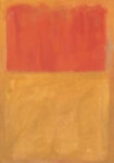 Πινακας σε καμβά ROTHKO - RED ON ORANGE