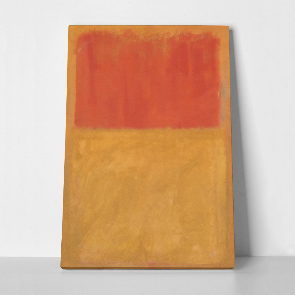 Πινακας σε καμβά ROTHKO - RED ON ORANGE