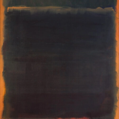 Πινακας σε καμβά ROTHKO - RED ORANGE BLACK - Αντιγραφα ζωγραφων Sticky 6