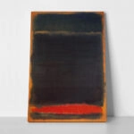 Πινακας σε καμβά ROTHKO - RED ORANGE BLACK