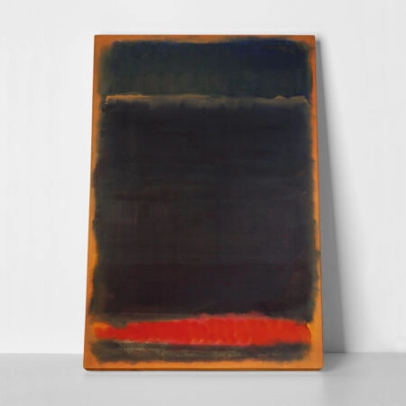 Πινακας σε καμβά ROTHKO - RED ORANGE BLACK - Αντιγραφα ζωγραφων Sticky 1