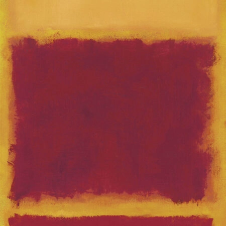 Πινακας σε καμβά ROTHKO - RED ORANGE - Αντιγραφα ζωγραφων Sticky 6