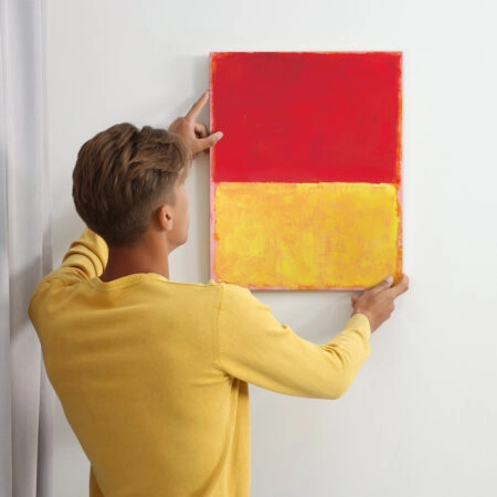 Πινακας σε καμβά ROTHKO - RED YELLOW PINK
