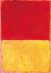 Πινακας σε καμβά ROTHKO - RED YELLOW PINK