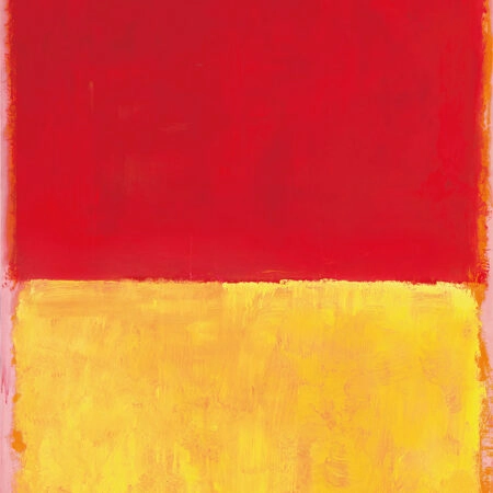 Πινακας σε καμβά ROTHKO - RED YELLOW PINK - Rothko Mark Sticky 6