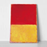Πινακας σε καμβά ROTHKO - RED YELLOW PINK