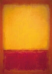 Πινακας σε καμβά ROTHKO - RED YELLOW
