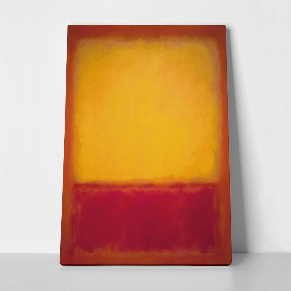 Πινακας σε καμβά ROTHKO - RED YELLOW