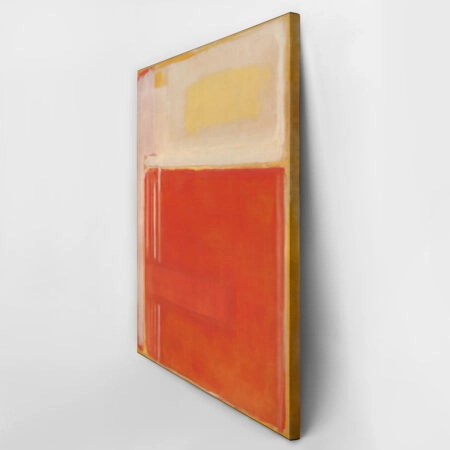 Πινακας σε καμβά ROTHKO - WHITE BEIGE RED ORANGE - Rothko Mark Sticky 3