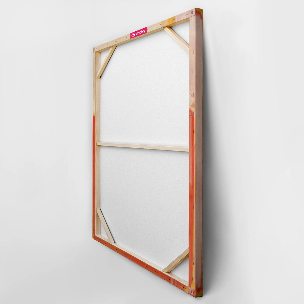 Πινακας σε καμβά ROTHKO - WHITE BEIGE RED ORANGE
