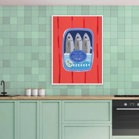 Πόστερ SARDINES ILLUSTRATION
