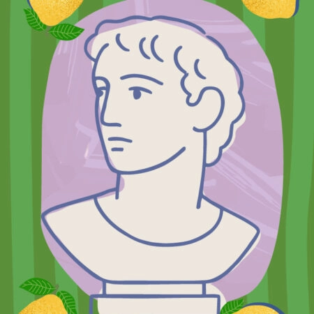 Πόστερ STATUE HEAD ILLUSTRATION - Πορτραιτα - Φιγουρες Sticky 3