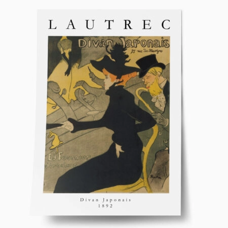 Πόστερ TOULOUSE LAUTREC - DIVAN JAPONAIS - Διασημοι Ζωγραφοι Sticky 1