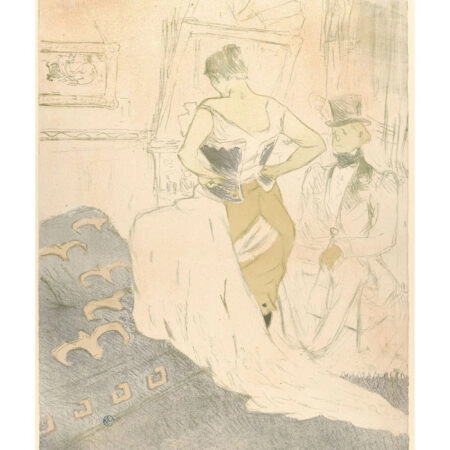 Πόστερ TOULOUSE LAUTREC - FASTENING A CORSET - Διασημοι Ζωγραφοι Sticky 3