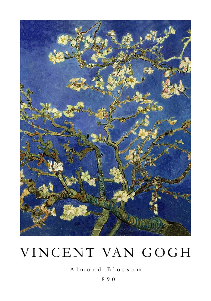 Πόστερ VAN GOGH - ALMOND BLOSSOM BLUE
