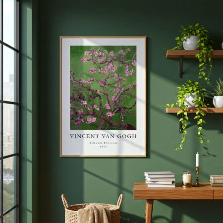 Πόστερ VAN GOGH - ALMOND BLOSSOM GREEN