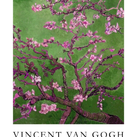 Πόστερ VAN GOGH - ALMOND BLOSSOM GREEN - Διασημοι Ζωγραφοι Sticky 3