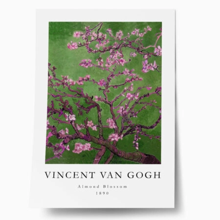 Πόστερ VAN GOGH - ALMOND BLOSSOM GREEN - Διασημοι Ζωγραφοι Sticky 1