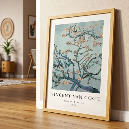 Πόστερ VAN GOGH - ALMOND BLOSSOM PASTEL BLUE