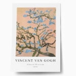 Πόστερ VAN GOGH - ALMOND BLOSSOM PASTEL PEACH