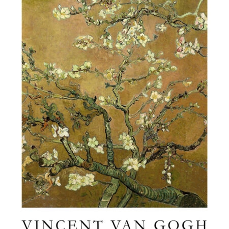 Πόστερ VAN GOGH - ALMOND BLOSSOM YELLOW - Διασημοι Ζωγραφοι Sticky 3