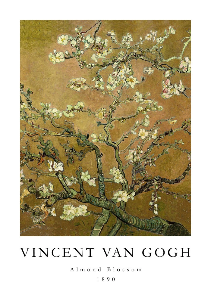 Πόστερ VAN GOGH - ALMOND BLOSSOM YELLOW