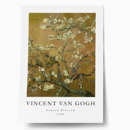 Πόστερ VAN GOGH - ALMOND BLOSSOM YELLOW - Διασημοι Ζωγραφοι Sticky 1