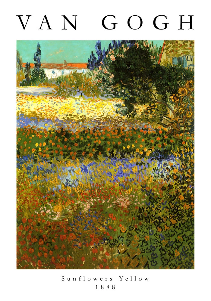 Πόστερ VAN GOGH - GARDEN IN BLOOM ARLES
