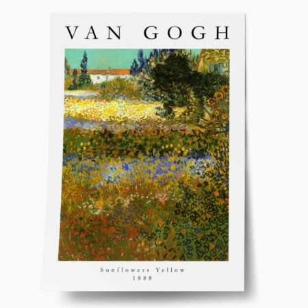 Πόστερ VAN GOGH - GARDEN IN BLOOM ARLES - Διασημοι Ζωγραφοι Sticky 1