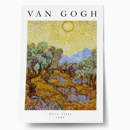 Πόστερ VAN GOGH - OLIVE TREES - Διασημοι Ζωγραφοι Sticky 1