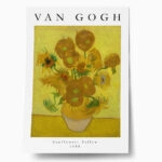 Πόστερ VAN GOGH - SUNFLOWERS YELLOW