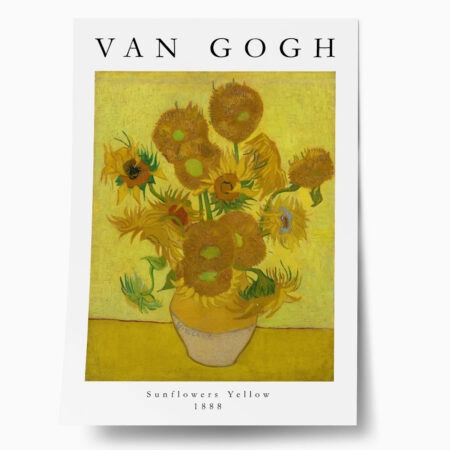 Πόστερ VAN GOGH - SUNFLOWERS YELLOW - Διασημοι Ζωγραφοι Sticky 1