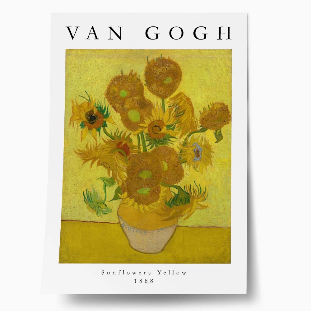 Πόστερ VAN GOGH - SUNFLOWERS YELLOW