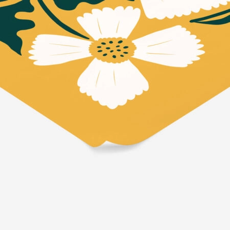Πόστερ WHITE AND GREEN FLOWERS - Botanical - Λουλούδια Sticky 2