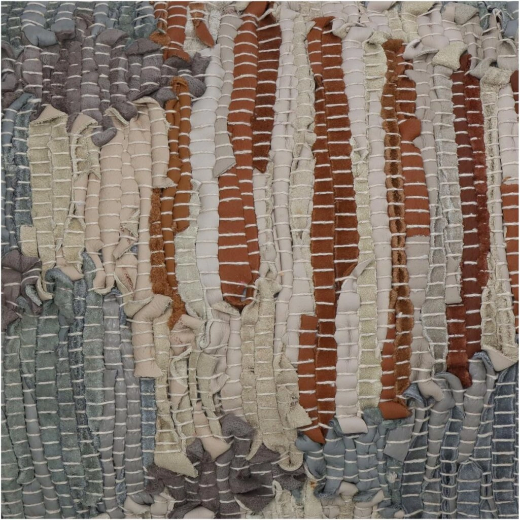 Μαξιλάρι Γκρι Δέρμα 45x45cm