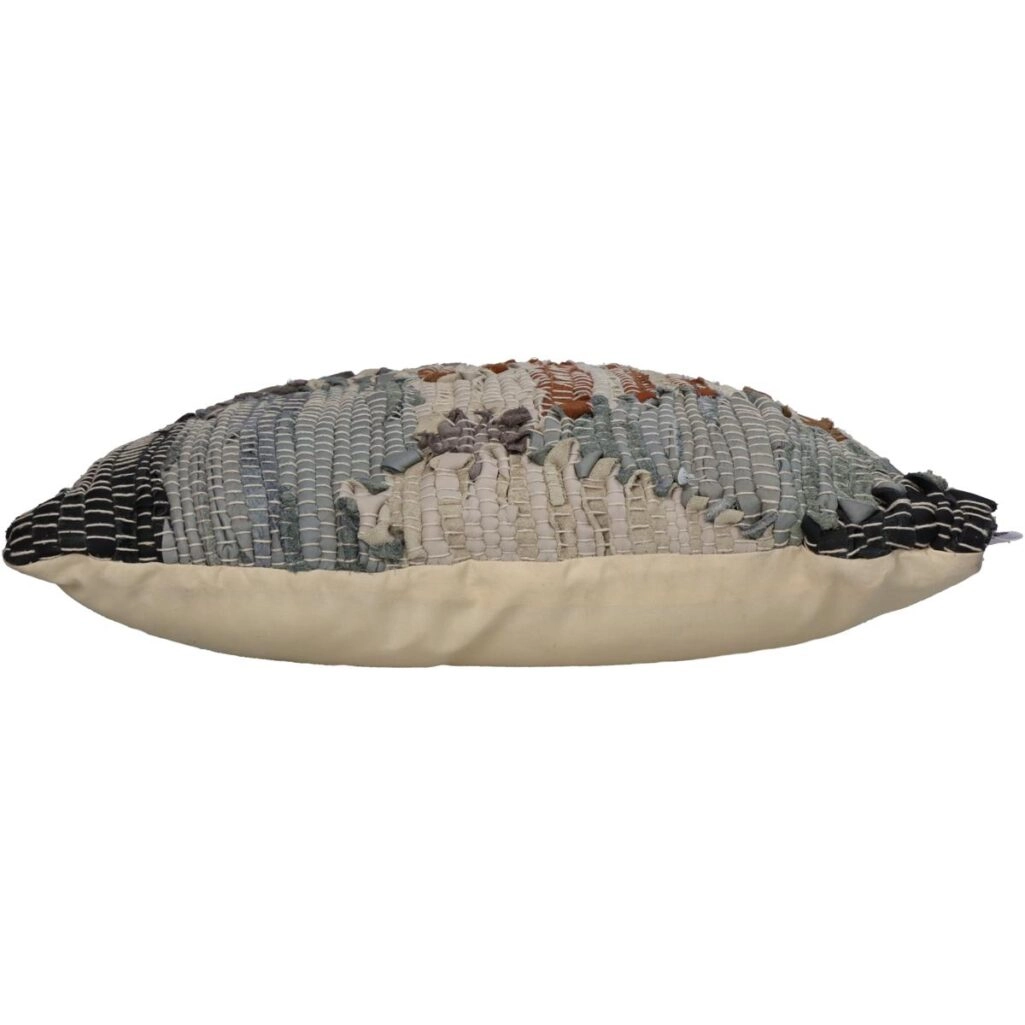 Μαξιλάρι Γκρι Δέρμα 30x50cm