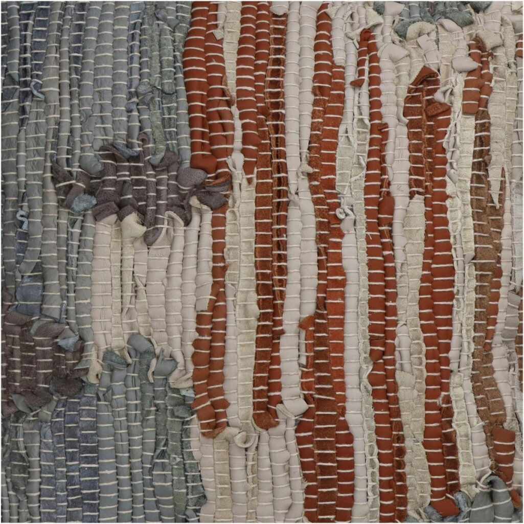 Μαξιλάρι Γκρι Δέρμα 30x50cm