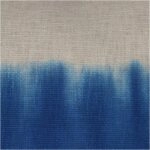 Μαξιλάρι Dip Dye Μπλε Βαμβακερό 45x45cm