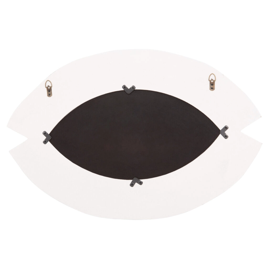 ΚΑΘΡΕΠΤΗΣ ΤΟΙΧΟΥ ΣΕΙΡΑ SANTORINI HM4529 MDF ΥΠΟΛΕΥΚΟ-ΔΙΑΚΟΣΜΗΣΗ ΣΕ ΜΠΕΖ 81x1,8x54Υεκ.