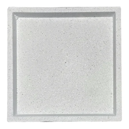 ΠΙΑΤΟ FIBER CLAY ΛΕΥΚΟ ΓΡΑΝΙΤΗ ΤΕΤΡΑΓΩΝΟ ΓΙΑ ΚΑΣΠΩ - 40.5x40.5x4cm - Κασπω Sticky 1