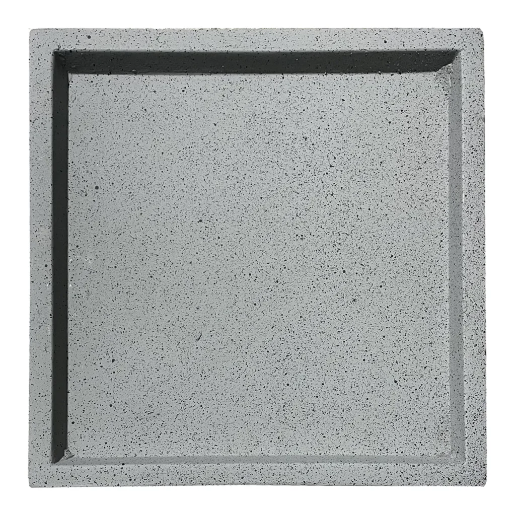 ΠΙΑΤΟ FIBER CLAY ΓΚΡΙ ΓΡΑΝΙΤΗ ΤΕΤΡΑΓΩΝΟ ΓΙΑ ΚΑΣΠΩ - 33x33x4cm