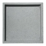 ΠΙΑΤΟ FIBER CLAY ΓΚΡΙ ΓΡΑΝΙΤΗ ΤΕΤΡΑΓΩΝΟ ΓΙΑ ΚΑΣΠΩ - 33x33x4cm